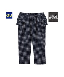GU | （GU）ＧＩＲＬＳクロップドフリルパンツ(パンツ)