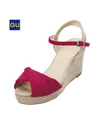 GU | （GU）ＷＯＭＥＮジュートウエッジサンダル(シューズ)