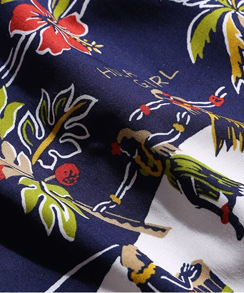 IOLANI（イオラニ）の「HAWAIAN SHIRT（その他・メンズ・ホワイト/ネイビー・S/M/L）」の10枚目の写真