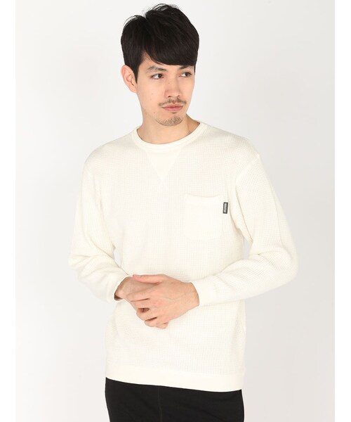 BEAVER（ビーバー）の「MANA-Sung Thermal 3/（トップス・メンズ・GREY/WHITE・L/M）」の2枚目の写真