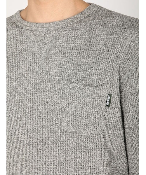 BEAVER（ビーバー）の「MANA-Sung Thermal 3/（トップス・メンズ・GREY/WHITE・L/M）」の6枚目の写真