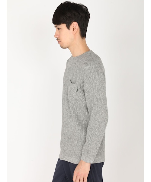 BEAVER（ビーバー）の「MANA-Sung Thermal 3/（トップス・メンズ・GREY/WHITE・L/M）」の4枚目の写真