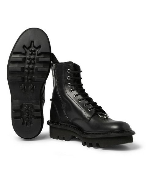 NeIL BarreTT レースアップブーツ ニールバレット 黒 41 NEIL BARRETT（ニールバレット）の「Leather Lace-Up Boots（）」 - WEAR