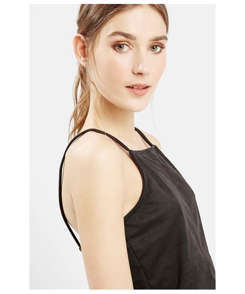 TOPSHOP(トップショップ)の「Topshop 'Suedette' Square Neck Crop Top(Tシャツ/カットソー・レディース・Black・6 (2-4 US)/4 (0-2 US)/10 (10-12 US)/2 (0 US)/8 (6-8 US)/12 (14 US))」の6枚目の写真