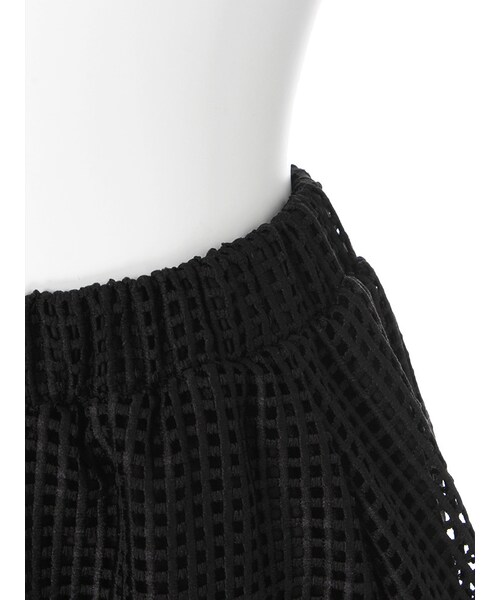 MURUA（ムルーア）の「【FEMININE】ブロックパターンボリュームスカート（スカート・レディース・ホワイト/ブラック・1/2）」の9枚目の写真