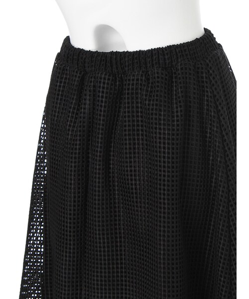 MURUA（ムルーア）の「【FEMININE】ブロックパターンボリュームスカート（スカート・レディース・ホワイト/ブラック・1/2）」の10枚目の写真