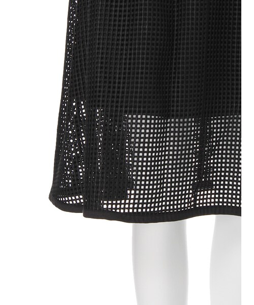 MURUA（ムルーア）の「【FEMININE】ブロックパターンボリュームスカート（スカート・レディース・ホワイト/ブラック・1/2）」の11枚目の写真