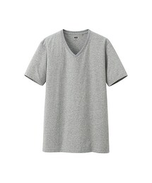 UNIQLO | MEN スーピマコットンVネックT（半袖）(トップス)