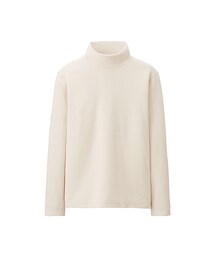 UNIQLO | MEN ヒートテックフリースモックネックT（長袖）(トップス)