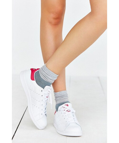 adidas(アディダス)の「Adidas Originals Stan Smith Sneaker(スニーカー・レディース・PINK・W 6.5/M 5.5/W 7.5/M 6.5/W 8/M 7/W 7/M 6)」の5枚目の写真