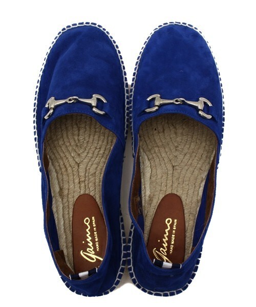 GAIMO(ガイモ)の「【gaimo(ガイモ)】ビットエスパドリーユ(スリッポン)/スペイン製(モカシン/デッキシューズ・メンズ・ベージュ/ブルー/レッド・MEDIUM/LARGE)」の1枚目の写真