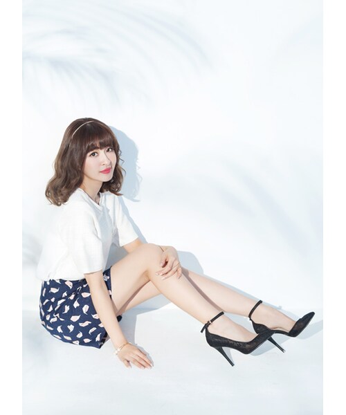 gracegift（グレースギフト）の「蕾絲透膚尖頭跟鞋（シューズ・レディース・白/黑/杏色・35/36/37/38/39/40/41）」の21枚目の写真