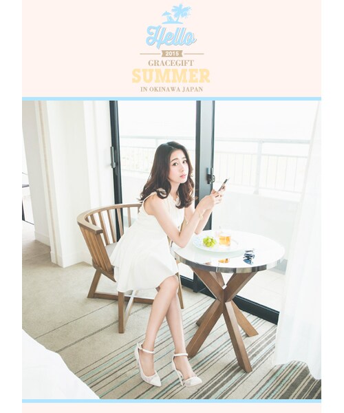 gracegift（グレースギフト）の「蕾絲透膚尖頭跟鞋（シューズ・レディース・白/黑/杏色・35/36/37/38/39/40/41）」の16枚目の写真