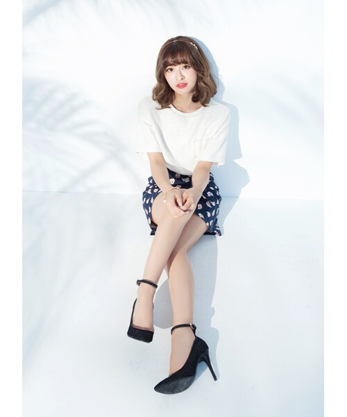 gracegift（グレースギフト）の「蕾絲透膚尖頭跟鞋（シューズ・レディース・白/黑/杏色・35/36/37/38/39/40/41）」の20枚目の写真