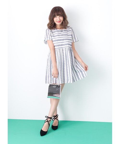 gracegift（グレースギフト）の「韓國尖頭綁帶娃娃鞋（シューズ・レディース・黑/紅/杏・35/36/37/38/39/40）」の6枚目の写真