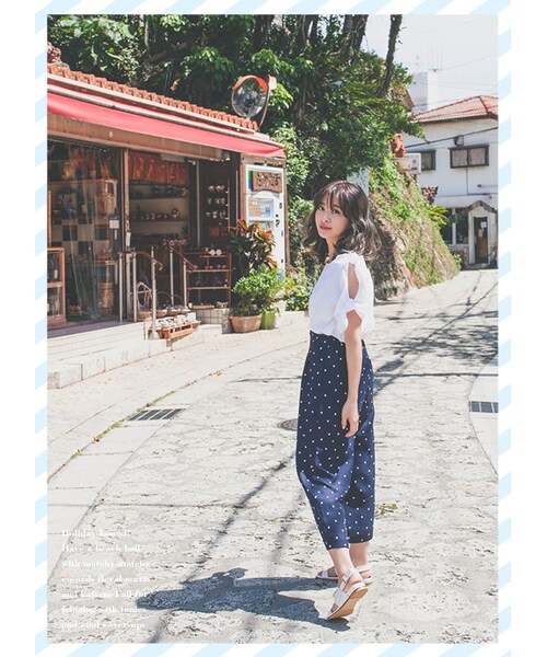 gracegift（グレースギフト）の「韓國流蘇鉚釘寬帶涼鞋（その他・レディース・銀/白・35/36/37/38/39/40）」の9枚目の写真