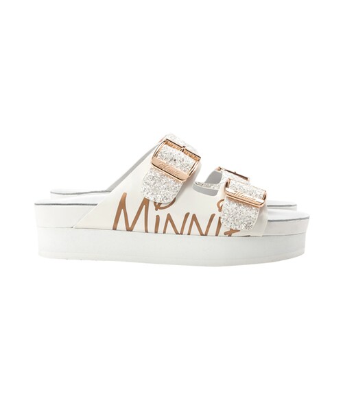 gracegift（グレースギフト）の「米奇碎石厚底休閒涼鞋（その他・レディース・白/銀/黑・35/36/37/38/39/40/41）」の2枚目の写真