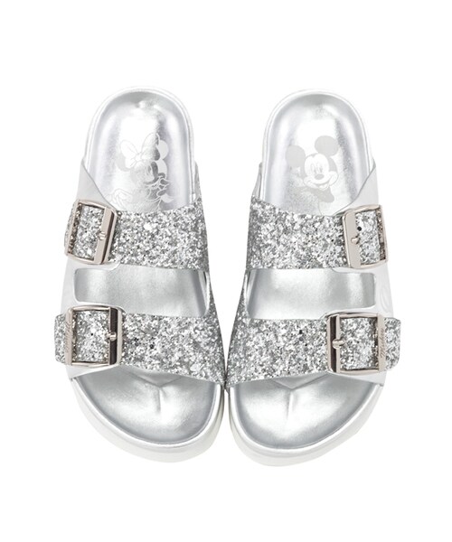 gracegift（グレースギフト）の「米奇碎石厚底休閒涼鞋（その他・レディース・白/銀/黑・35/36/37/38/39/40/41）」の16枚目の写真