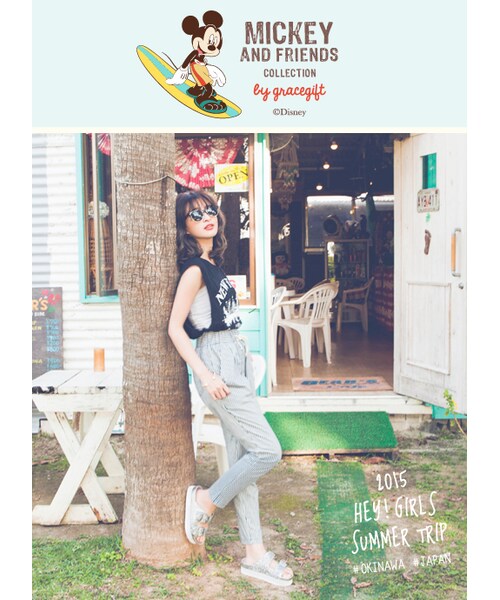 gracegift（グレースギフト）の「米奇碎石厚底休閒涼鞋（その他・レディース・白/銀/黑・35/36/37/38/39/40/41）」の5枚目の写真