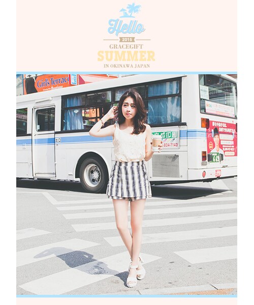 gracegift（グレースギフト）の「個性寬帶防水台高跟涼鞋（シューズ・レディース・黑/杏色/白・35/36/37/38/39/40/41）」の17枚目の写真