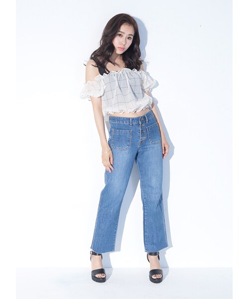 gracegift（グレースギフト）の「個性寬帶防水台高跟涼鞋（シューズ・レディース・黑/杏色/白・35/36/37/38/39/40/41）」の19枚目の写真