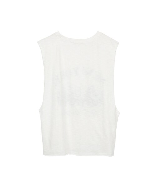 gracegift（グレースギフト）の「韓國夢想之城倒影印花無袖背心（トップス・レディース・黑/白・F）」の3枚目の写真