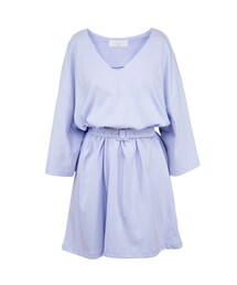 gracegift | 韓國春日蔚藍腰帶洋裝(その他)