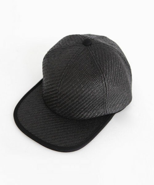 DHOLIC（ディーホリック）の「ラフィア編みキャップ（キャップ・レディース・ブラウン/ブラック・FREE）」の2枚目の写真