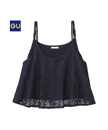 GU | （GU）フレアレースビスチェ(トップス)