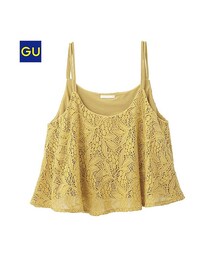 GU | （GU）フレアレースビスチェ(トップス)