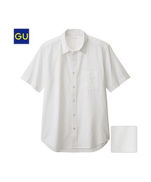 GU | （GU）ダンガリーシャツ（半袖）Ｑ(トップス)