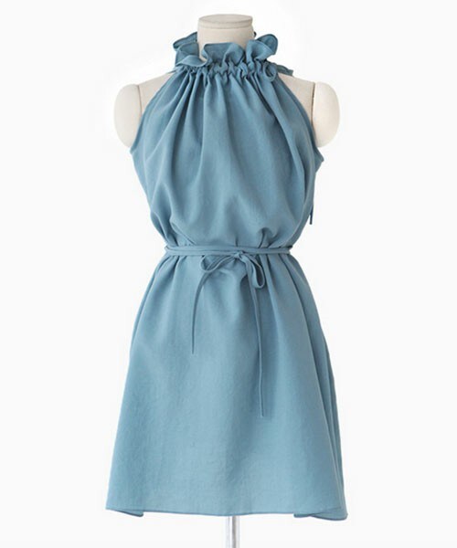 DHOLIC(ディーホリック)の「アメリカンスリーブミニワンピース(ワンピース・レディース・ライトピンク/ディープスカイブルー/ブラック・FREE)」の3枚目の写真