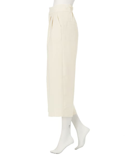 dazzlin（ダズリン）の「【W】クロップドワイドパンツ（パンツ・レディース・ホワイト/ブラック/ベージュ・S/M）」の5枚目の写真