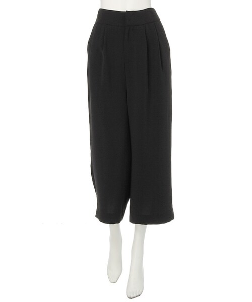 dazzlin（ダズリン）の「【W】クロップドワイドパンツ（パンツ・レディース・ホワイト/ブラック/ベージュ・S/M）」の2枚目の写真