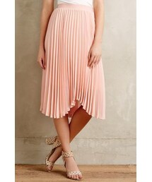 Anthropologie | Meadow Rue Scalloped Pleats Midi Skirt(スカート)