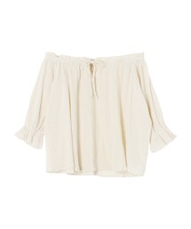 Ungrid | オフショルコットンブラウス(トップス)