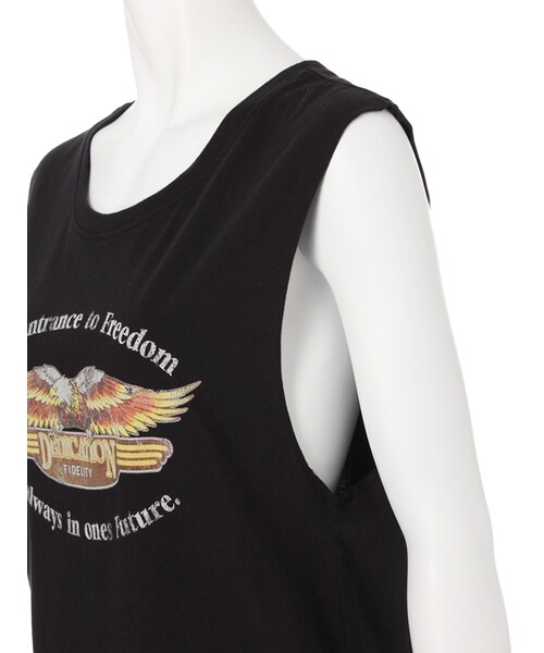 Ungrid（アングリッド）の「DEDICATIONタンク（トップス・レディース・ホワイト/ブラック・F）」の8枚目の写真