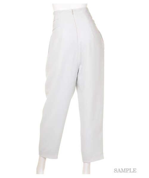 FRAY I.D（フレイアイディー）の「リボンパンツ（ストレートパンツ・レディース・BLK/MNT/BEG・0/1）」の5枚目の写真