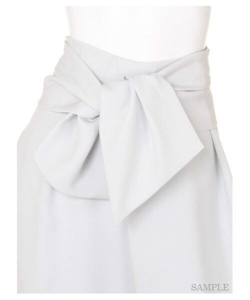 FRAY I.D（フレイアイディー）の「リボンパンツ（ストレートパンツ・レディース・BLK/MNT/BEG・0/1）」の7枚目の写真