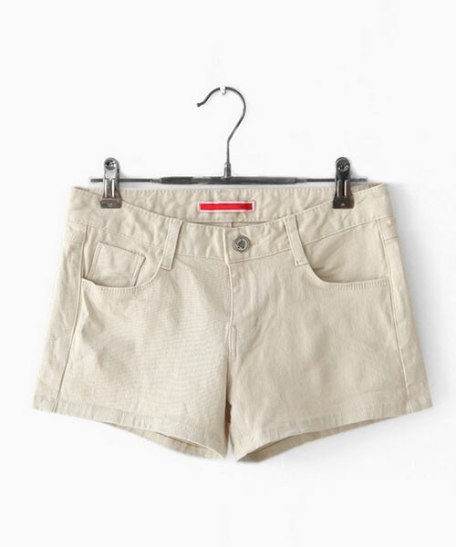 DHOLIC（ディーホリック）の「5colorsショートパンツ（その他パンツ・レディース・ホワイト/ベージュ/ダークオレンジ/ブルー/ブラック・S/M/L）」の3枚目の写真