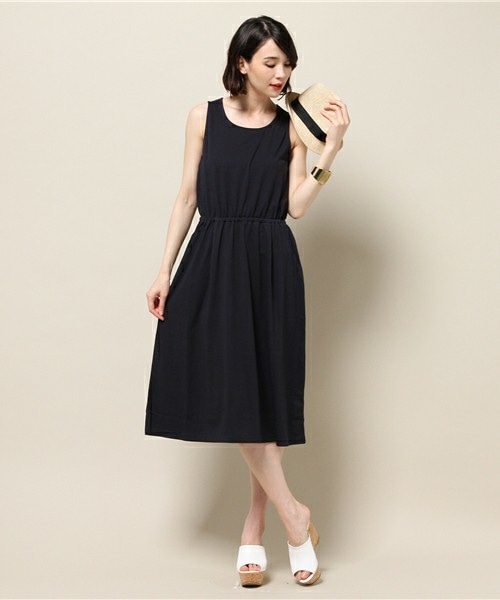 FREDY&GLOSTER（フレディアンドグロスター）の「ウエストマークワンピース（ワンピース・レディース・ブラック/ライトグレー/ネイビー・36/38）」の12枚目の写真