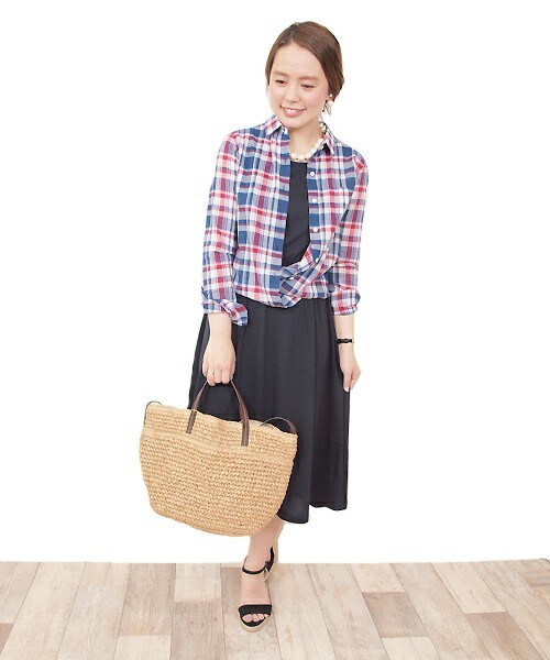 FREDY&GLOSTER（フレディアンドグロスター）の「ウエストマークワンピース（ワンピース・レディース・ブラック/ライトグレー/ネイビー・36/38）」の3枚目の写真