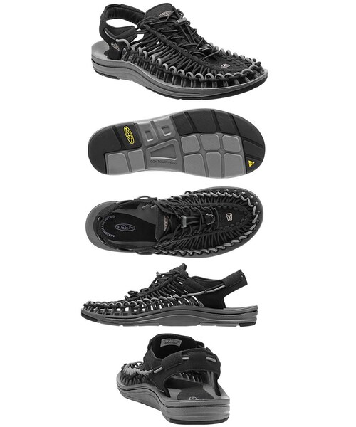 KEEN（キーン）の「【 KEEN / キーン 】[メンズ]2015SS M's UNEEK [BLK/GARGOYEL]（サンダル・レディース・その他）」の2枚目の写真