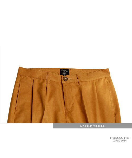 ROMANTIC CROWN（ロマンティッククラウン）の「THURSDAY WIDE PANTS_MUSTARD（その他・メンズ・기타）」の10枚目の写真