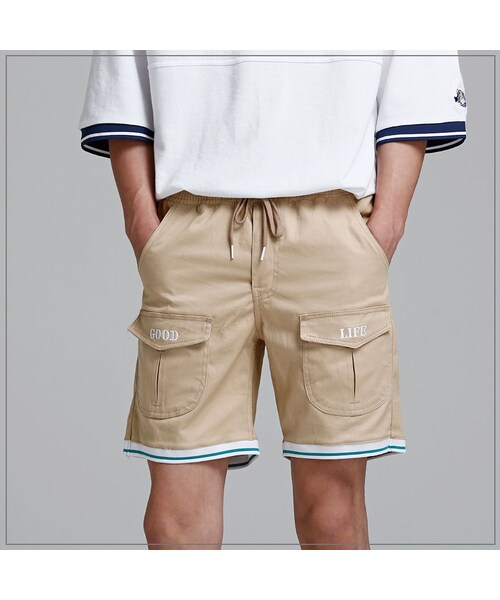 ROMANTIC CROWN（ロマンティッククラウン）の「GOOD LIFE CARGO SHORTS_BEIGE（その他・メンズ・기타）」の6枚目の写真