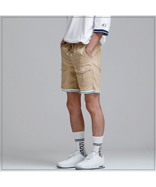 ROMANTIC CROWN（ロマンティッククラウン）の「GOOD LIFE CARGO SHORTS_BEIGE（その他・メンズ・기타）」の4枚目の写真