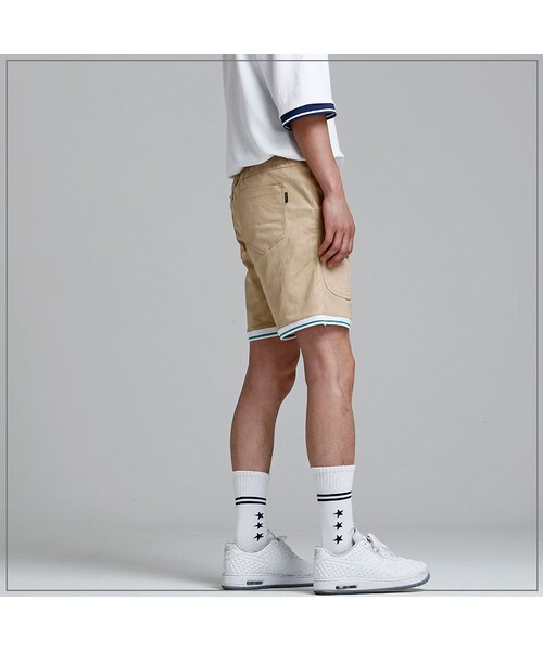 ROMANTIC CROWN（ロマンティッククラウン）の「GOOD LIFE CARGO SHORTS_BEIGE（その他・メンズ・기타）」の5枚目の写真