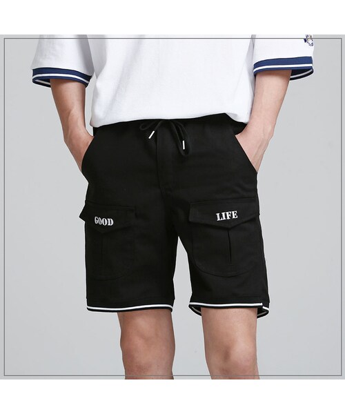 ROMANTIC CROWN（ロマンティッククラウン）の「GOOD LIFE CARGO SHORTS_BLACK（その他・メンズ・기타）」の6枚目の写真