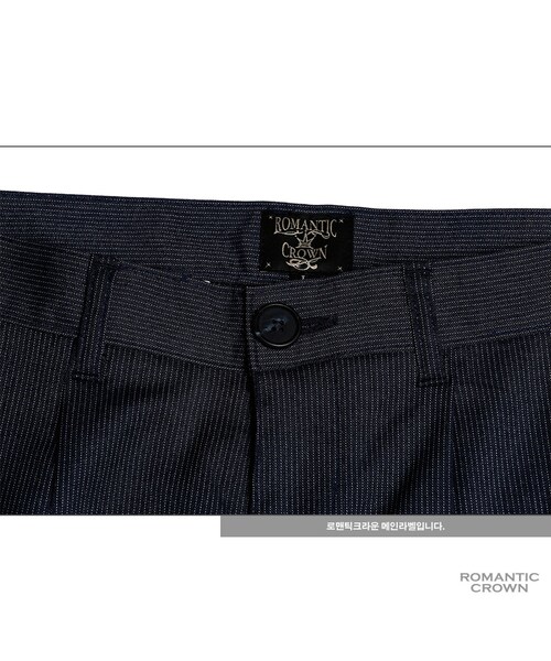 ROMANTIC CROWN（ロマンティッククラウン）の「THURSDAY WIDE PANTS_STRIPE（その他・メンズ・기타）」の9枚目の写真
