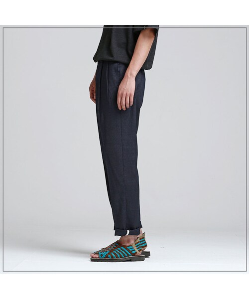 ROMANTIC CROWN（ロマンティッククラウン）の「THURSDAY WIDE PANTS_STRIPE（その他・メンズ・기타）」の4枚目の写真